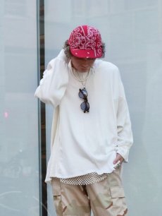 画像3: children of the discordance(チルドレンオブザディスコーダンス) VINTAGE BANDANA PATCH CAP COTDAC-814(RED) (3)