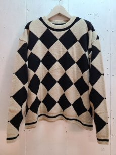 画像1: children of the discordance(チルドレンオブザディスコーダンス) DAWNDIC DIATEX JQD CREW NECK KNIT COTDKN-635 (1)