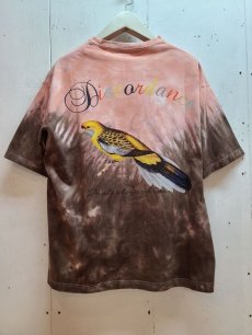 画像1: children of the discordance(チルドレンオブザディスコーダンス) HAND DYEING AND PRINT TEE TYPE C COTDCS-250C(PNK/BRN) (1)