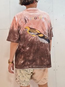 画像6: children of the discordance(チルドレンオブザディスコーダンス) HAND DYEING AND PRINT TEE TYPE C COTDCS-250C(PNK/BRN) (6)