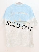 children of the discordance(チルドレンオブザディスコーダンス) HAND DYEING AND PRINT TEE TYPE C COTDCS-250C(BLU/BGE)