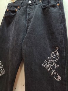 画像2: children of the discordance(チルドレンオブザディスコーダンス) TYPE-501 EMBROIDERY DENIM PANTS A  COTDPT-340A (2)