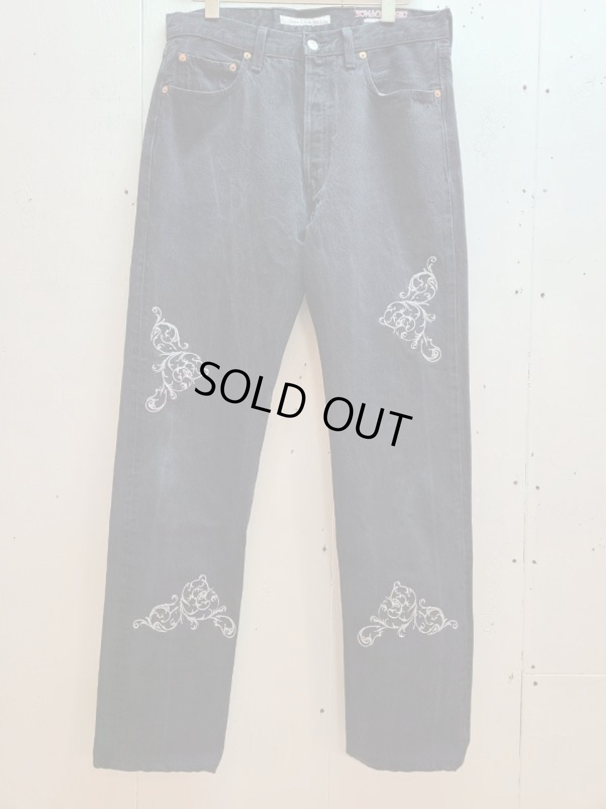 画像1: children of the discordance(チルドレンオブザディスコーダンス) TYPE-501 EMBROIDERY DENIM PANTS A  COTDPT-340A (1)