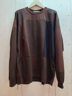 画像2: children of the discordance(チルドレンオブザディスコーダンス) HANDMADE VINTAGE PATCHWORK LS TEE COTDSMBLCS-253 (2)