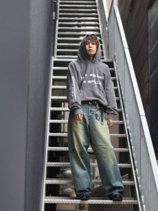 画像8: SUGARHILL(シュガーヒル) OILED FADE DENIM PANTS 21AWPT01   (8)