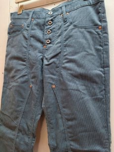 画像2: SUGARHILL(シュガーヒル)CORDUROY BELL BOTTOM DENIM PANTS 21AWPT07(BLU) (2)