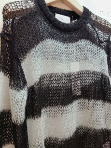 画像2: SUGARHILL(シュガーヒル)  MOHAIR LOOSE STRIPE KNIT 21AWKN04  (2)