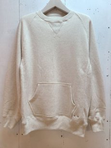 画像1: SUGARHILL(シュガーヒル) RAW EDGE SWEAT SHIRT 21AWSW02 (WHT) (1)