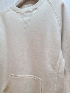 画像2: SUGARHILL(シュガーヒル) RAW EDGE SWEAT SHIRT 21AWSW02 (WHT) (2)