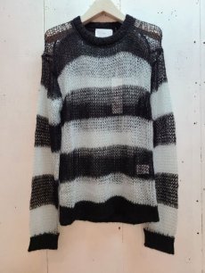 画像1: SUGARHILL(シュガーヒル)  MOHAIR LOOSE STRIPE KNIT 21AWKN04  (1)