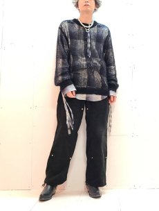 画像4: SUGARHILL(シュガーヒル) MOHAIR LOOSE KNIT 21AWKN03 (BLK) (4)