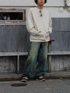 画像5: SUGARHILL(シュガーヒル) OILED FADE DOUBLE KNEE DENIM PANTS  21AWPT03  (5)