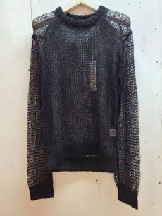 画像1: SUGARHILL(シュガーヒル) MOHAIR LOOSE KNIT 21AWKN03 (BLK) (1)