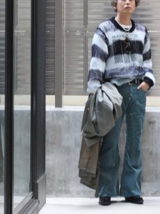 画像10: SUGARHILL(シュガーヒル)CORDUROY BELL BOTTOM DENIM PANTS 21AWPT07(BLU) (10)