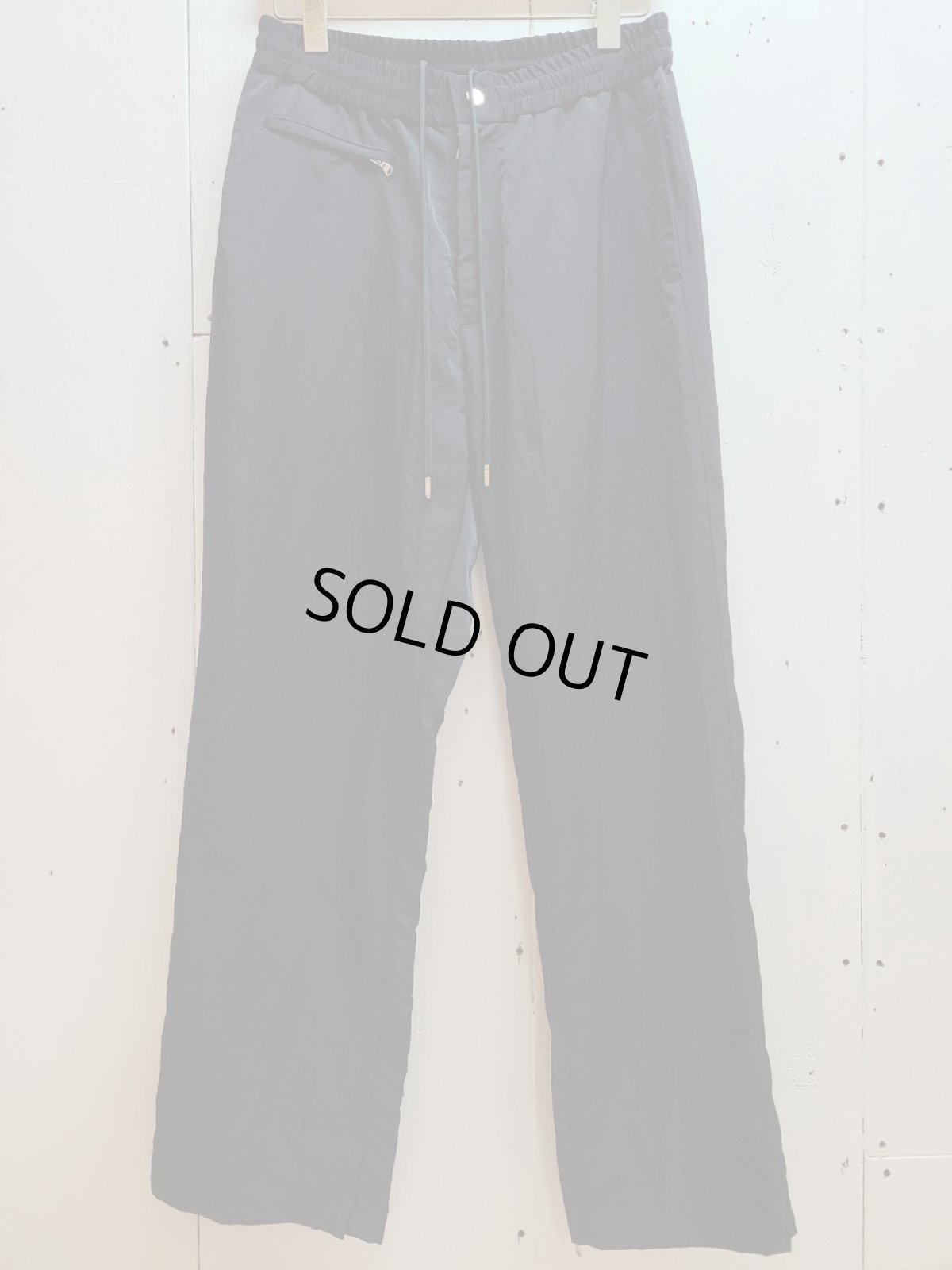 画像1: KIIT(キート) HIGH COUNT NYLON WEATHER CLOTH TRAINING PANTS KIL-P94-600(BLK) (1)