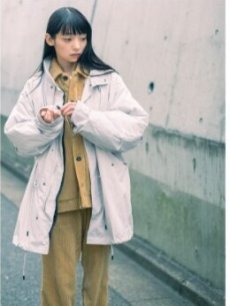 画像8: KIIT(キート) WILD THINGS  COLLABOLATION N/P/C WASHABLE TAFFETA SHORT MOD’S COAT  KIL-C59-500(GRY) (8)