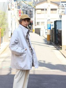 画像6: KIIT(キート) WILD THINGS  COLLABOLATION N/P/C WASHABLE TAFFETA SHORT MOD’S COAT  KIL-C59-500(GRY) (6)