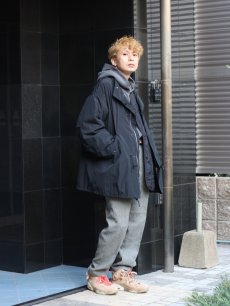 画像7: KIIT(キート) WILD THINGS  COLLABOLATION N/P/C WASHABLE TAFFETA SHORT MOD’S COAT  KIL-C59-500(BLK) (7)