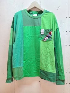 画像3: Takaya Hioki (タカヤヒオキ) old stussy remake L/S "REBEL ELEMENTS EXCLUSIVE GREEN"B (3)