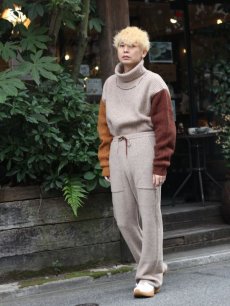 画像10: children of the discordance(チルドレンオブザディスコーダンス) OVERSIZED CHANGEOVER HI-NECK KNIT COTDKN-639(BGE) (10)