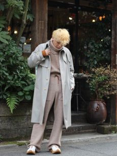 画像10: SUGARHILL(シュガーヒル) CHAMBRAY BALMACAAN COAT  21AWCO04   (10)