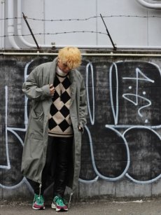 画像13: children of the discordance(チルドレンオブザディスコーダンス) REVERSIBLE DEVASTATED COAT COTDCO-729(GRN) (13)