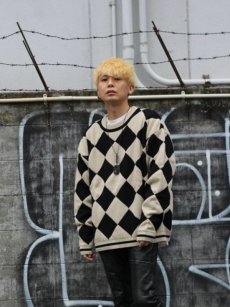 画像6: children of the discordance(チルドレンオブザディスコーダンス) DAWNDIC DIATEX JQD CREW NECK KNIT COTDKN-635 (6)