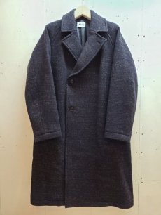 画像1: KIIT(キート) SUPER 100'S DOUBLE FACE MELANGE MELTON  BALCOLLAR COAT KIL-C97-101 (1)