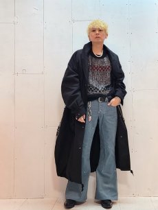 画像4: SUGARHILL(シュガーヒル)CORDUROY BELL BOTTOM DENIM PANTS 21AWPT07(BLU) (4)