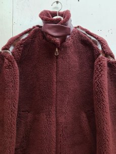 画像3: KIIT(キート)  WOOL BOA BLOUSON (B-3 TYPE) KIL-Y58-104(MRN) (3)