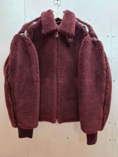 画像1: KIIT(キート)  WOOL BOA BLOUSON (B-3 TYPE) KIL-Y58-104(MRN) (1)