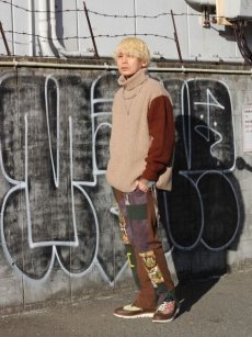 画像14: children of the discordance(チルドレンオブザディスコーダンス) HANDMADE VINTAGE PATCHWORK TROUSERS COTDSMBLPT-363 (14)