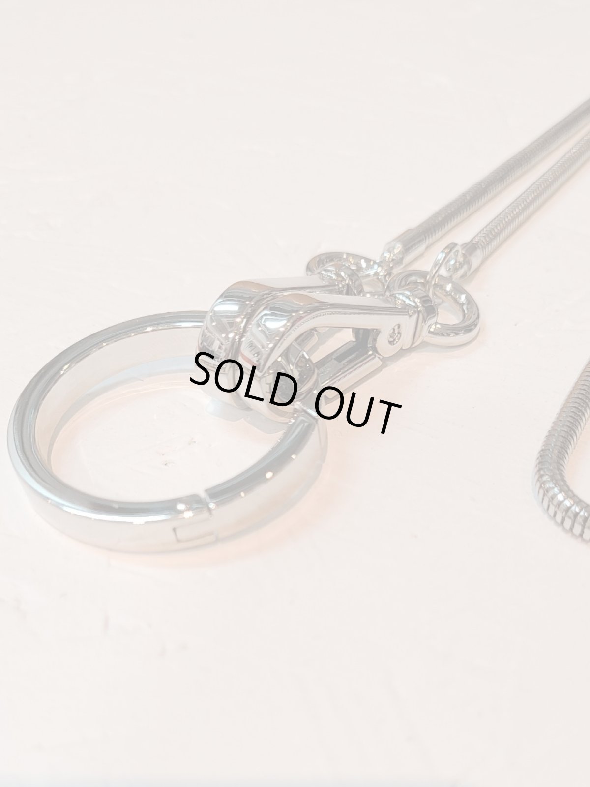 画像2: HIDAKA(ヒダカ) SNAKE CHAIN KEY NECKLACE H01AC23 (2)