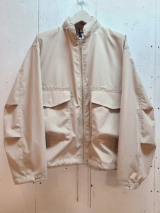 画像1: KIIT(キート) WOOL BLEND POLYESTER TAFFETA MIL SHORT LENGTH BLOUSON KIM-Y59-501(BGE) (1)