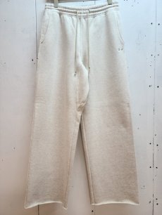 画像1: SUGARHILL(シュガーヒル)  TIRPLE STITCHED SWEAT PANTS 22SSSW03(WHT) (1)