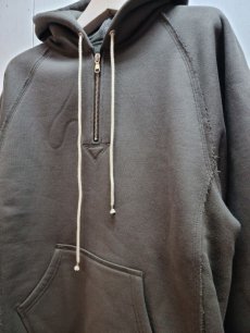 画像2: SUGARHILL(シュガーヒル)  TIRPLE STITCHED HALF ZIP-UP HOODIE  22SSSW01 (2)