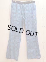 children of the discordance(チルドレンオブザディスコーダンス) PRINT CHECK × BANDANA TROUSERS COTDPT-388(NVY)
