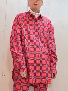 画像5: children of the discordance(チルドレンオブザディスコーダンス) PRINT CHECK × BANDANA SHIRT COTDSH-135 (5)