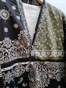 画像2: children of the discordance(チルドレンオブザディスコーダンス) BANDANA PATCHWORK CONCHO JACKET COTDJK-457(BLK) (2)