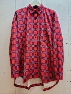 画像1: children of the discordance(チルドレンオブザディスコーダンス) PRINT CHECK × BANDANA SHIRT COTDSH-135 (1)