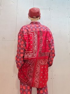 画像6: children of the discordance(チルドレンオブザディスコーダンス) PRINT CHECK × BANDANA SHIRT COTDSH-135 (6)