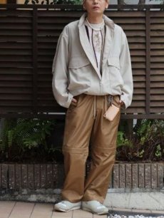 画像8: KIIT(キート) WOOL BLEND POLYESTER TAFFETA MIL SHORT LENGTH BLOUSON KIM-Y59-501(BGE) (8)