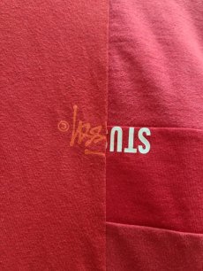 画像3: Takaya Hioki (タカヤヒオキ) OLD STUSSY REMAKE L/S  "REBEL ELEMENTS EXCLUSIVE RED & BLACK"A (3)