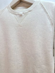 画像2: SUGARHILL(シュガーヒル)  TIRPLE STITCHED SWEAT PULLOVER	22SSSW02(WHT) (2)