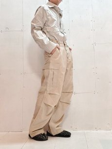 画像8: SUGARHILL(シュガーヒル) WOOL LINEN HICKORY ARMY CARGO PANTS 22SSPT15	 (8)