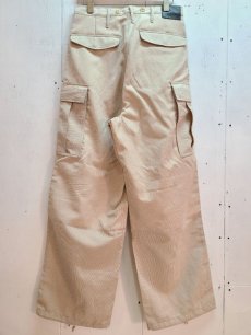 画像2: SUGARHILL(シュガーヒル) WOOL LINEN HICKORY ARMY CARGO PANTS 22SSPT15	 (2)