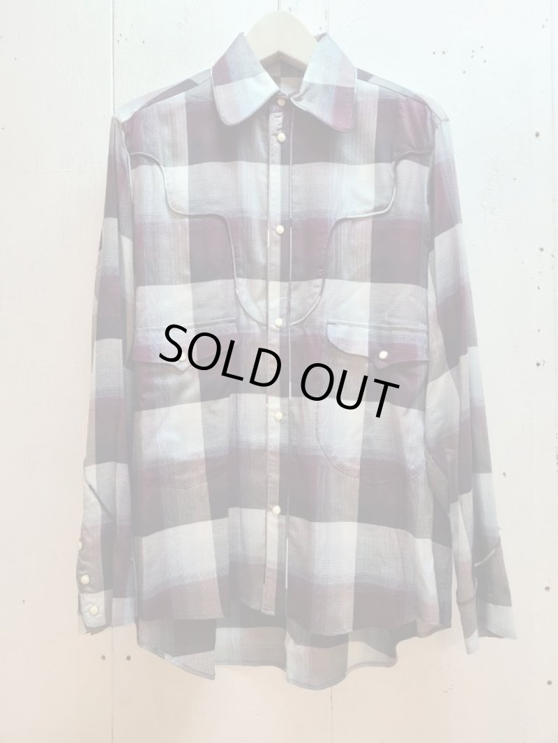 トップス SUGARHILL 22SS OMBRE WESTERN SHIRT OMBRE WESTERN SHIRT – SUGARHILL TOKYO