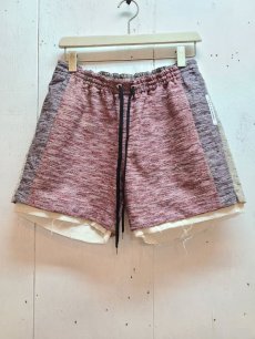 画像1: children of the discordance(チルドレンオブザディスコーダンス) EDO SILK PATCHWORK SHORT PANTS COTDPT-382(NIS) (1)