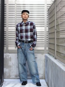 画像5: SUGARHILL(シュガーヒル) OMBRE WESTERN SHIRT 22SSSH07(PPL) (5)