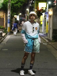 画像7: children of the discordance(チルドレンオブザディスコーダンス) VINTAGE BANDANA PATCH SHORT PANTS COTDPT-328B(TUR) (7)